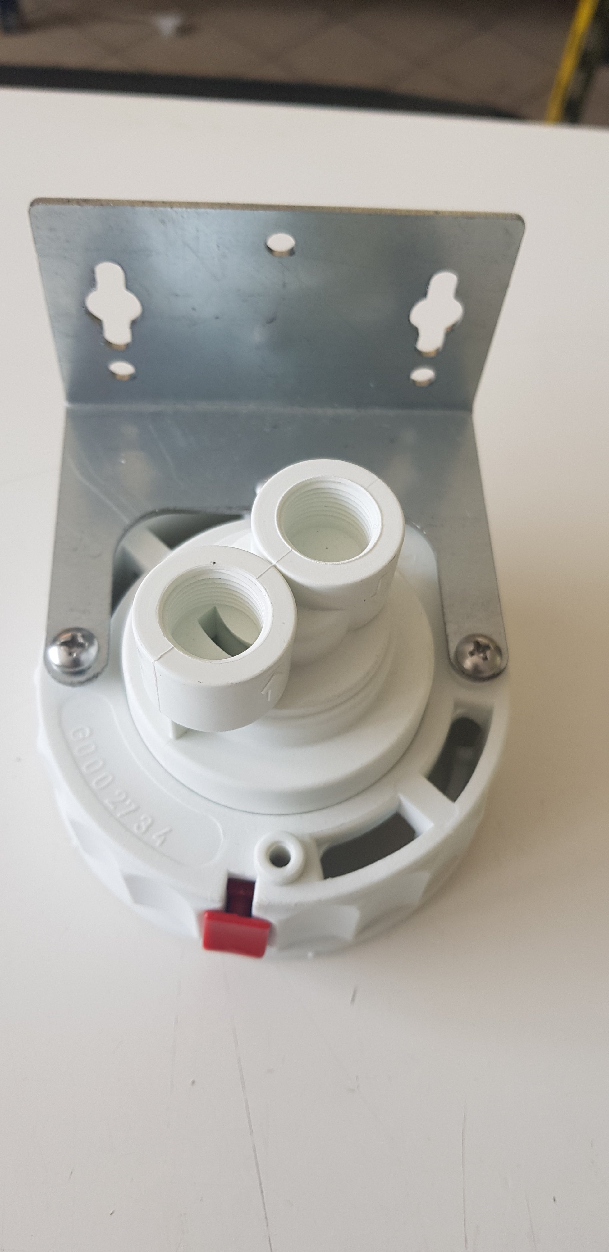 Testata con ghiera, aggancio 3/8 baionetta, per filtro standard Everpure, Wcf. WCF