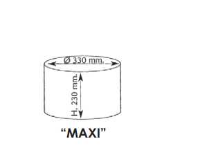 Cartucce "MAXI L" filtrante - assorbente decolorante con lamiera forata Prima Prima