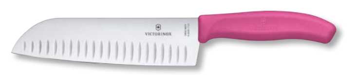 Coltello Santoku in blister colore rosa VICTORINOX VICTORINOX