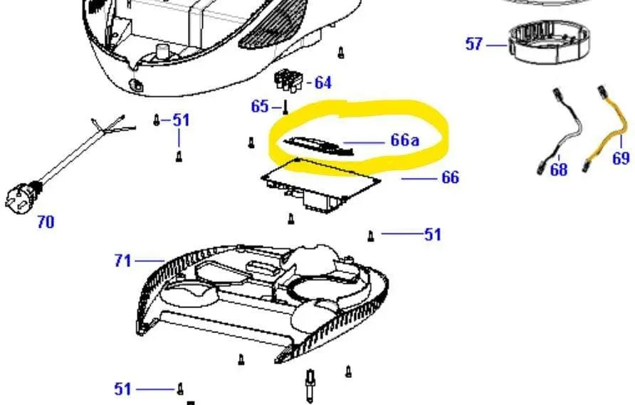 Scheda elettronica con display Lecoaspira Fav70 Polti POLTI