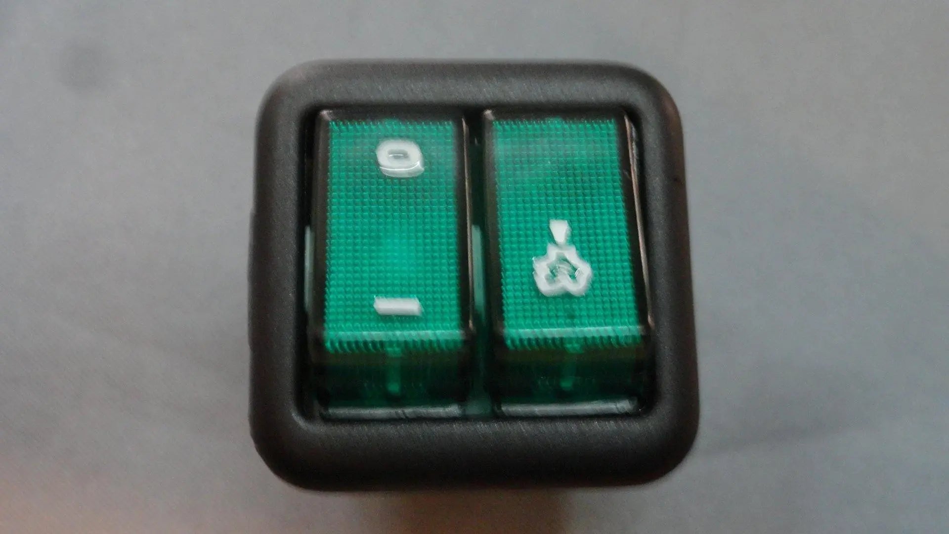 interruttore doppio on-vapore via veneto doppio luminoso verde saeco 25x25mm SAECO