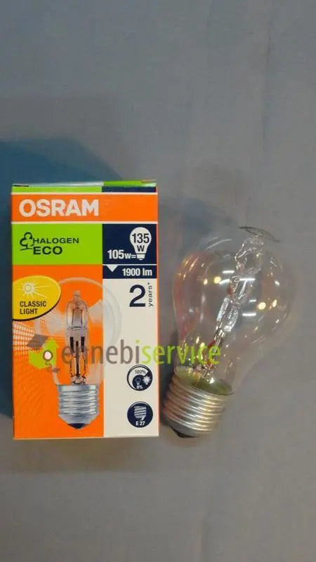 lampadina normale chiara energy saver 105w 135w e27 230v OSRAM