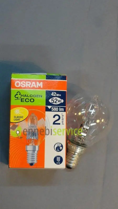 lampadina sfera piccola chiara energy saver 42w 52w e14 OSRAM