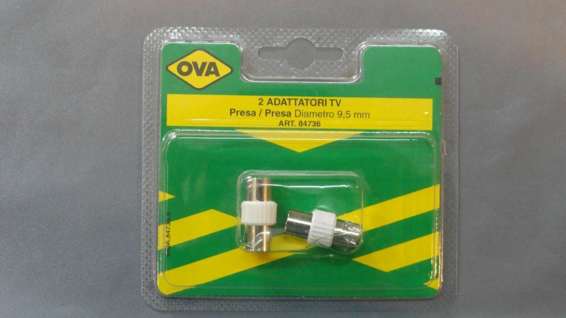 Adattatore presa tv da femmina a femmina 2 pezzi ENNEBISERVICE