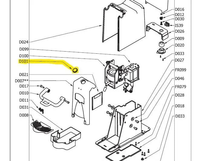 Interruttore pulsante macchina da caffè Didi DIDIESSE