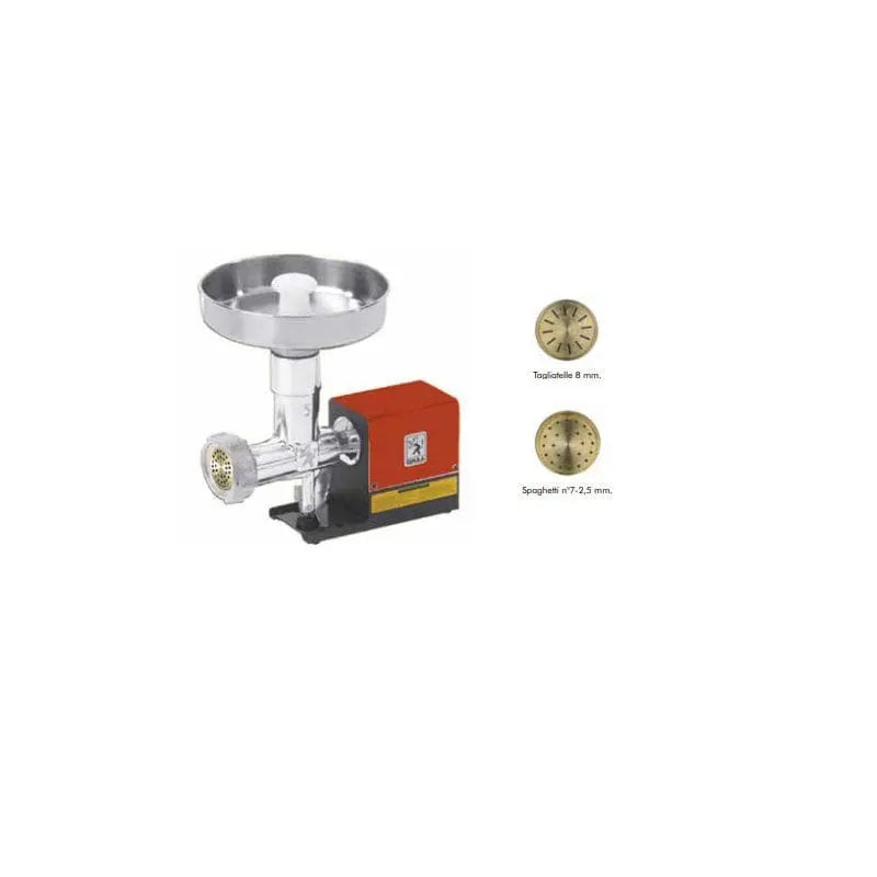Torchio pasta elettrico con elica in ottone e 2 trafile in ottone Omra OMRA