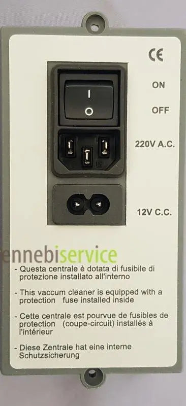 scheda elettronica con pannello aspirapolvere centralizzato SISTEM AIR