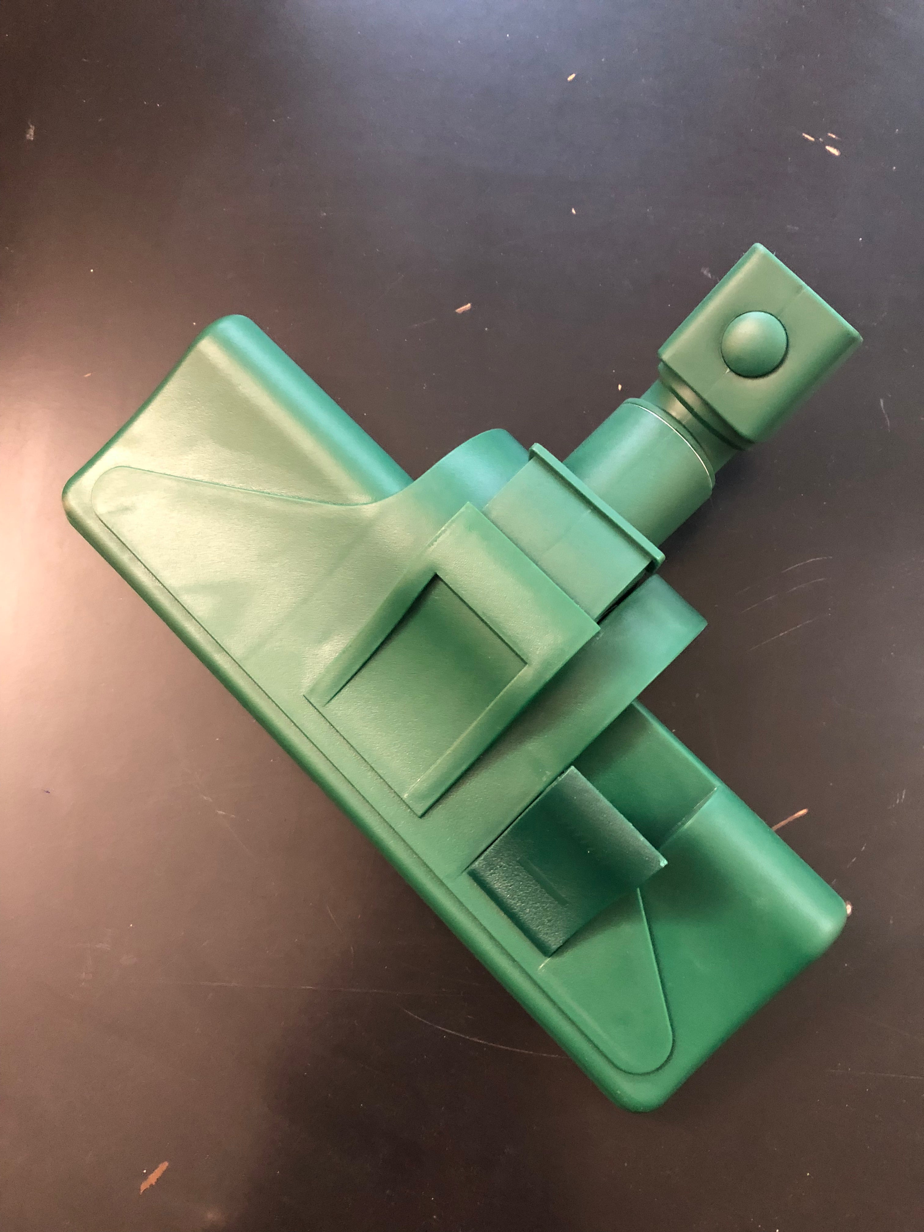 Spazzola Combinata con Ruote (Verde) – Ricambio Compatibile per Folletto VK120 / VK121 / VK122 Ennebiservice