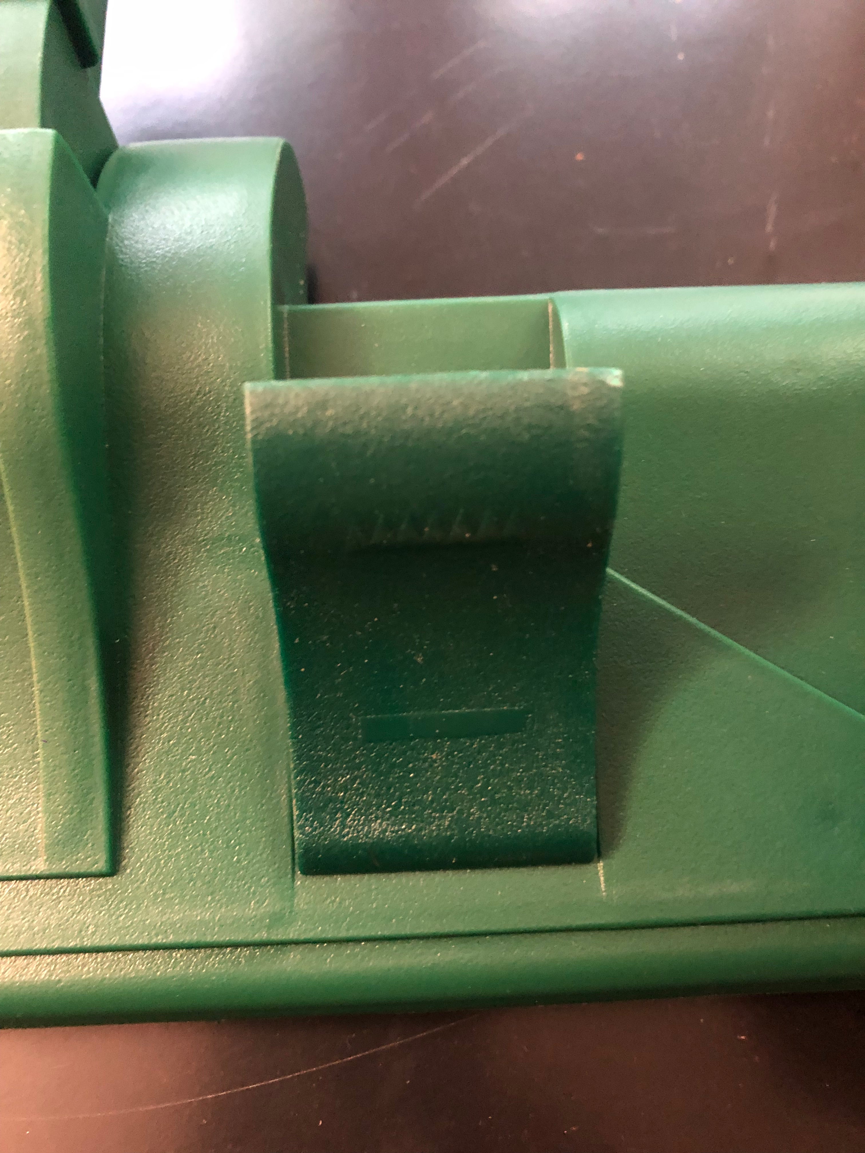 Spazzola Combinata con Ruote (Verde) – Ricambio Compatibile per Folletto VK120 / VK121 / VK122 Ennebiservice