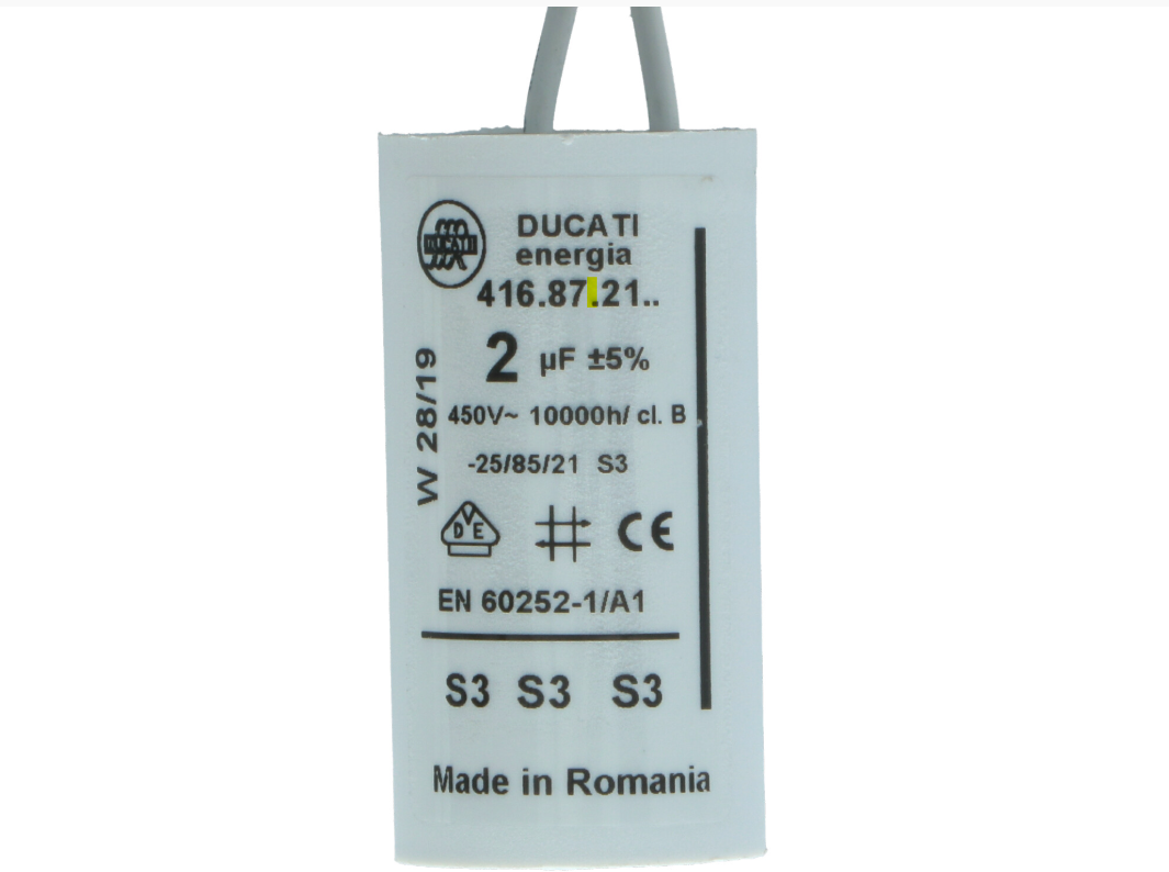 Condensatore 2mf con fili 112lg36 Universale UNIVERSALE