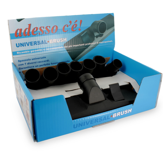Spazzola Combi Universale 7 Raccordi – Senza Ruote UNIVERSALE