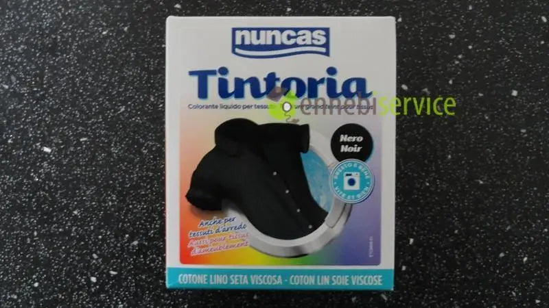 tintoria cotone nero 100 ml colorante liquido + 100 g fissatore polvere NUNCAS